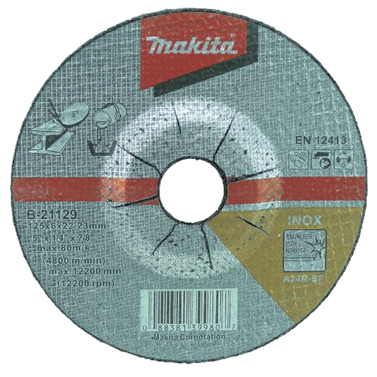 Picture of Slīpēšanas disks Makita A24R; 125x22,23 mm