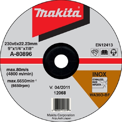 Picture of Slīpēšanas disks Makita WA36O; 230x6 mm