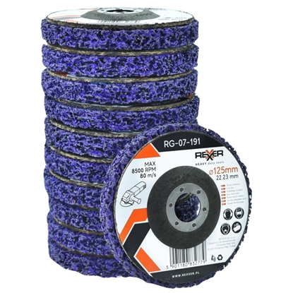 Attēls no Slīpēšanas disks Rexxer RG-07-283; 125x22,2 mm; 10 gab.