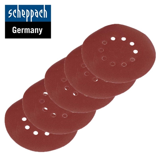 Изображение Slīpēšanas disks Scheppach 5903802702; 215 mm; P100; 10 gab.