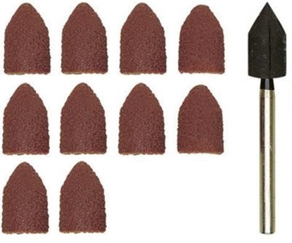 Изображение Slīpēšanas lenta ar kātiņu Proxxon; P80/150; 10 gab.