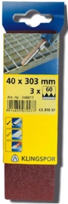 Picture of Slīpēšanas lente Klingspor CS 310 XF; 13x457 mm; G40; 3 gab.