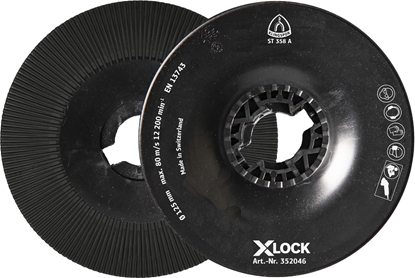Picture of Slīpēšanas pamatne Klingspor ST 358 A; 115 mm; X-LOCK