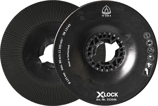 Picture of Slīpēšanas pamatne Klingspor ST 358 A; 115 mm; X-LOCK