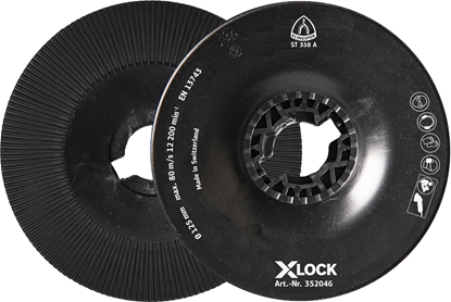 Picture of Slīpēšanas pamatne Klingspor ST 358 A; 125 mm; X-LOCK