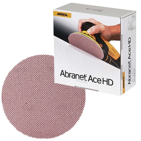 Изображение Slīpēšanas siets Mirka Abranet Ace HD AH24100540; 150 mm; P40; 5 gab.