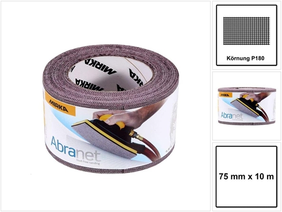 Изображение Slīpēšanas siets rullis Mirka Abranet 545BI001183R; 75x10 m; P180