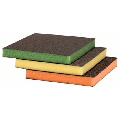 Picture of Slīpēšanas švamme Bosch 2609256F17; 120x98x13 mm; 3 gab.