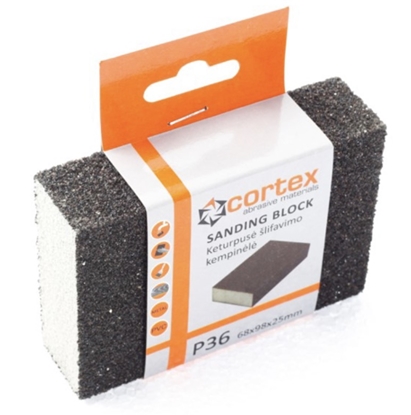Picture of Slīpēšanas švamme Cortex 14414; 98x68x25 mm; P36