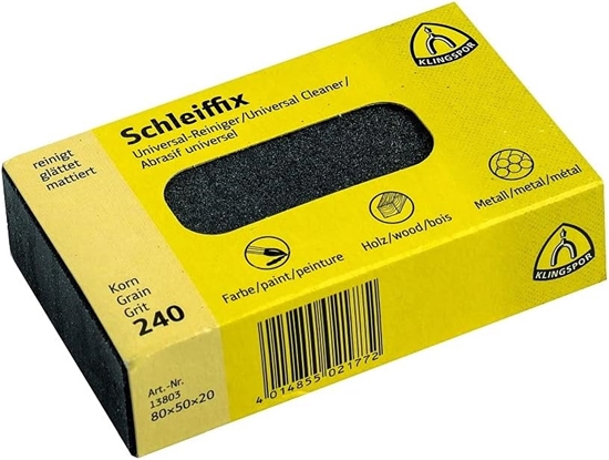 Picture of Slīpēšanas švamme Klingspor 13803; 80x50x20 mm; G240; 18 gab.