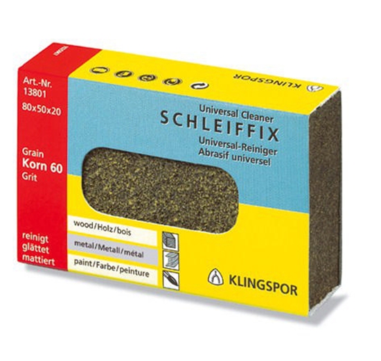 Изображение Slīpēšanas švamme Klingspor SFK 655; 80x50x20 mm; G120; 18 gab.