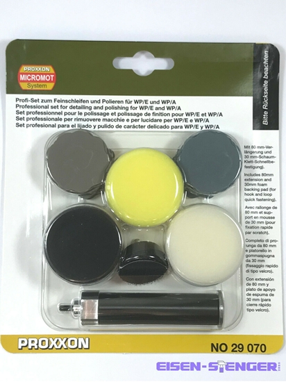 Изображение Slīpēšanas un pulēšanas komplekts Proxxon 29070