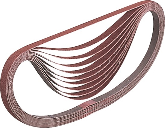 Изображение Smilšpapīra lenta lenšu slīpmašīnai 13x533 mm; K40; 5 gab.