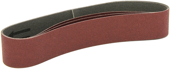 Изображение Smilšpapīra lenta lenšu slīpmašīnai DeWalt DT3343-QZ; 40x577 mm; K100; 3 gab.