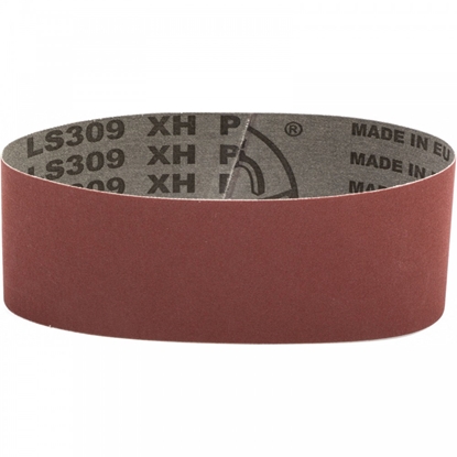 Attēls no Smilšpapīra lenta lenšu slīpmašīnai Klingspor; LS 309 XH; 75x457 mm; K180; 10 gab.