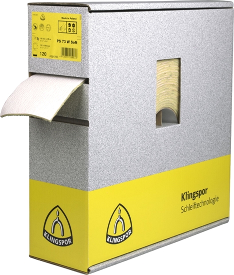 Picture of Smilšpapīra rullis Klingspor PS 73 BWF; 115 mm; 25 m; K150