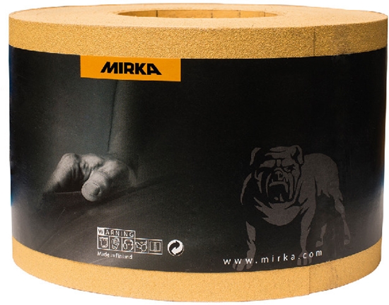 Изображение Smilšpapīra rullis Mirka 2851100112; 115 mm; 50 m; P120