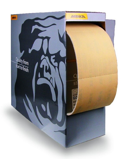 Изображение Smilšpapīra rullis Mirka 2912707051; 115x125 mm; P500; 200 gab.