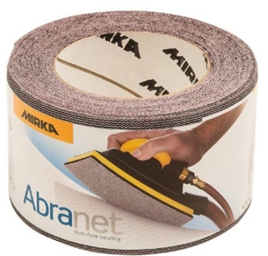 Изображение Smilšpapīra rullis Mirka ABRANET 5450800125; 75 mm; 50 m; P240