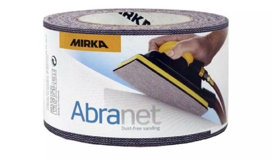 Изображение Smilšpapīra rullis Mirka ABRANET 5450800132; 75 mm; 50 m; P320