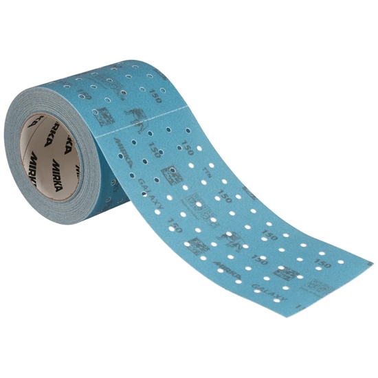 Изображение Smilšpapīra rullis Mirka Galaxy FY6B705080; 115x230 mm; P80; 50 gab.