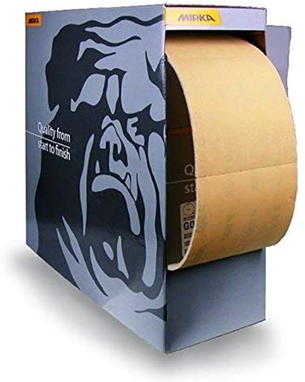 Изображение Smilšpapīra rullis Mirka GoldFlex Soft 2912707032; 115x125 mm; P320; 200 gab.