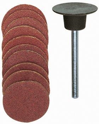 Изображение Smilšpapīrs 18 mm; P120/150; 10 gab.