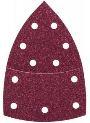 Picture of Smilšpapīrs Bosch 2609256A63; 102x62/93 mm; K80; 10 gab.