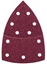 Picture of Smilšpapīrs Bosch 2609256A63; 102x62/93 mm; K80; 10 gab.
