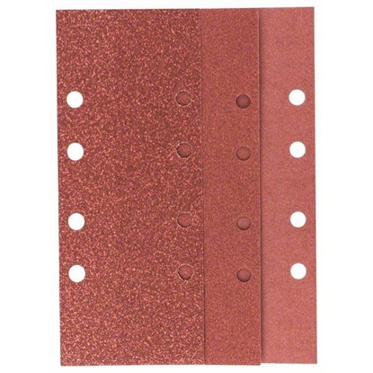 Picture of Smilšpapīrs Bosch 2609256B00; 93x230 mm; K60/K120/K180; 10 gab.