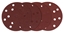 Изображение Smilšpapīrs ekscentra slīpmašīnai Makita D-77235; 150 mm; P60/120/240/320; 20 gab.