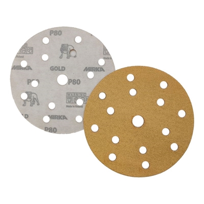 Изображение Smilšpapīrs ekscentra slīpmašīnai Mirka 2361105060; 150 mm; P60