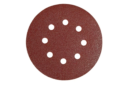 Изображение Smilšpapīrs ekscentra slīpmašīnai Mirka 3061602080; 125 mm; P80; 20 gab.