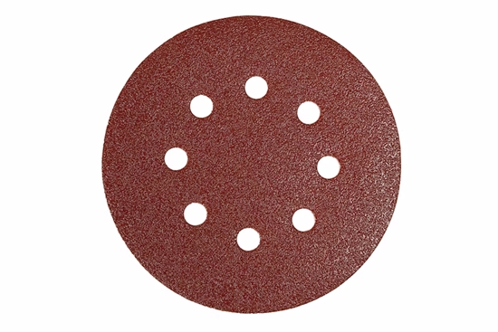 Изображение Smilšpapīrs ekscentra slīpmašīnai Mirka 3061602099; 125 mm; P40/80/120/180; 20 gab.