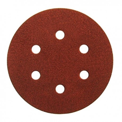 Picture of Smilšpapīrs ekscentra slīpmašīnai Virutex velcro; 125 mm; P80; 50 gab.