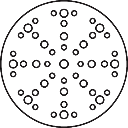 Attēls no Smilšpapīrs Klingspor PS 33 CK; GLS74; 150 mm; P120; 100 gab.