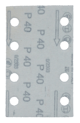 Picture of Smilšpapīrs Makita E-23494; 80x130 mm; K40; 10 gab.