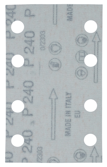 Изображение Smilšpapīrs Makita E-23569; 80x130 mm; K240; 10 gab.