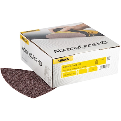 Изображение Smilšpapīrs Mirka Abranet Ace HD; 100x152x152 mm; P120 gab.