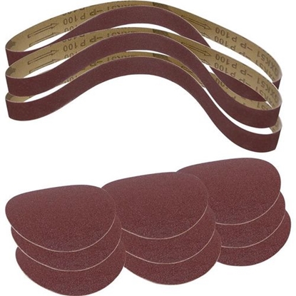 Изображение Smilšpapīrs Scheppach 3903301707; 12 gab.