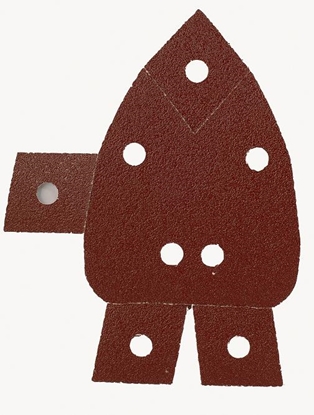 Attēls no Smilšpapīrs trijstūrveida slīpmašīnān Mirka Fish 3060300512; 135 mm; P120