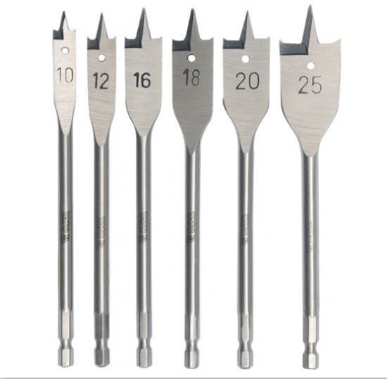 Picture of Spalvurbju komplekts koka urbšanai Yato YT-3258; 10-25 mm; 6 gab.