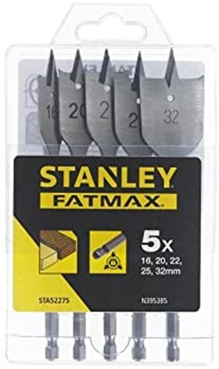 Изображение Spalvurbju komplekts koka urbšanai Stanley FatMax; 16-32 mm; 5 gab.