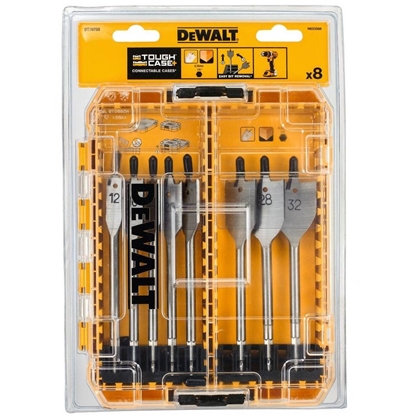 Изображение Spalvurbju komplekts kokam DeWalt DT70750; 12-32 mm; 8 gab.
