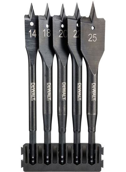 Изображение Spalvurbju komplekts kokam DeWalt DT70833-QZ; 14-25 mm; 5 gab.