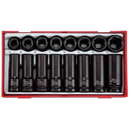 Attēls no Spēka patronu komplekts Teng Tools TT9120DN; 1/2''; 16 gab.