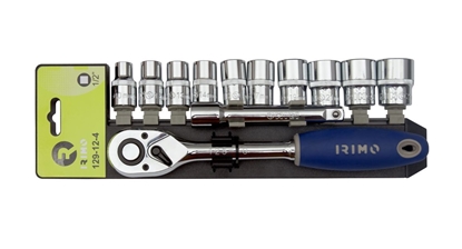 Изображение Sprūdrats Irimo; 1/2'' + uzgriežņu galviņu komplekts