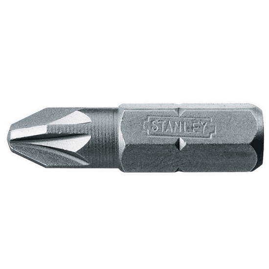 Изображение Stanley Kocówka krzyowa Pozidriv 1/4" Pz2x25mm 25szt. 68-949