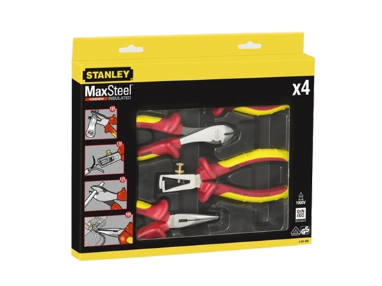 Picture of Stanley Szczypce MaxSteel VDE, Zestaw 4szt. (84-489)