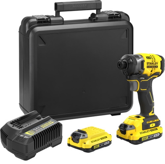 Изображение Stanley | 18V V20 Brushless 3-Speed Impact Driver - 2.0Ah Kit | SFMCF820D2K-QW | 18 V | 2.0 Ah | Lithium Ion